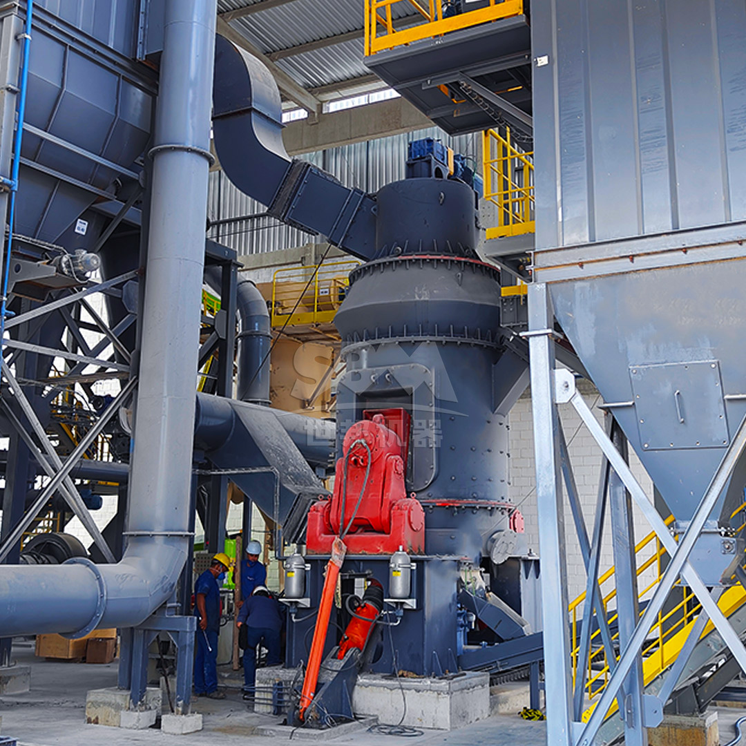 Diagram of coal grinding mill components