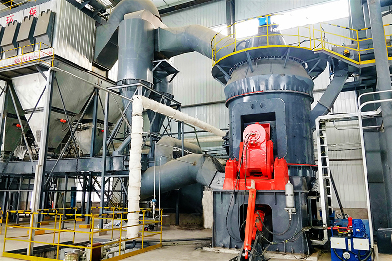 Flow diagram of grinding mill dust collection system