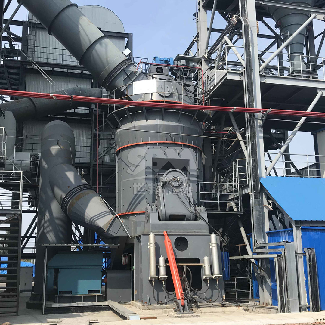 Industrial coal grinding system with dust collection