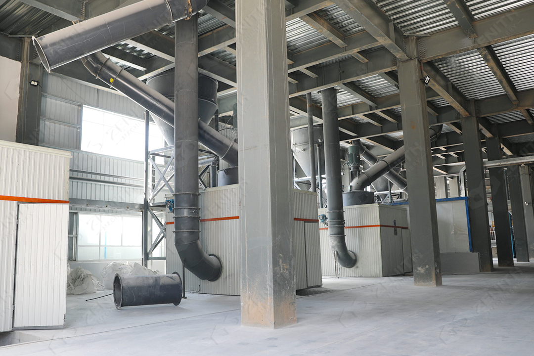 XZM Ultrafine Mill in operation with energy monitoring system