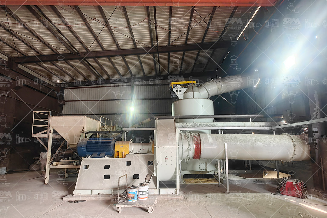 MTW Series Trapezium Mill in a calcium carbonate plant